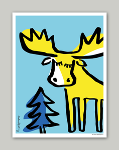 Swedish Moose Poster