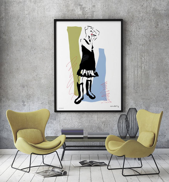 Girl in Boots Poster